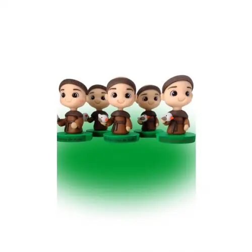Lembrancinha São Francisco de Assis em Biscuit (6 Cm)