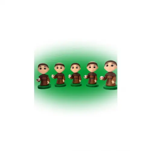 Lembrancinha São Francisco de Assis em Biscuit (8 Cm)