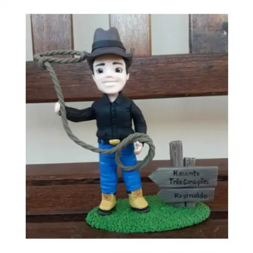 Topo Cowboy de Biscuit Personalizado