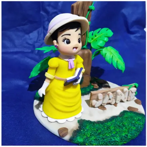 Topo de Bolo em Biscuit Jane (tarzan)