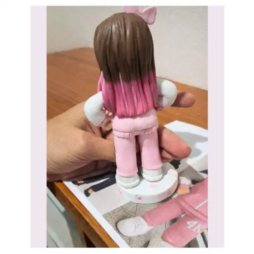 Topo de Bolo Personalizado (menina) - 9 Anos