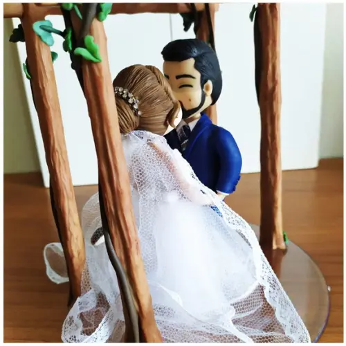 Topo de Casamento de Biscuit