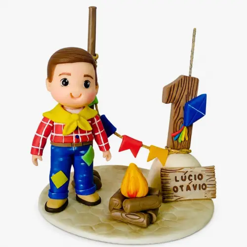 Topo de Bolo Festa Junina Infantil