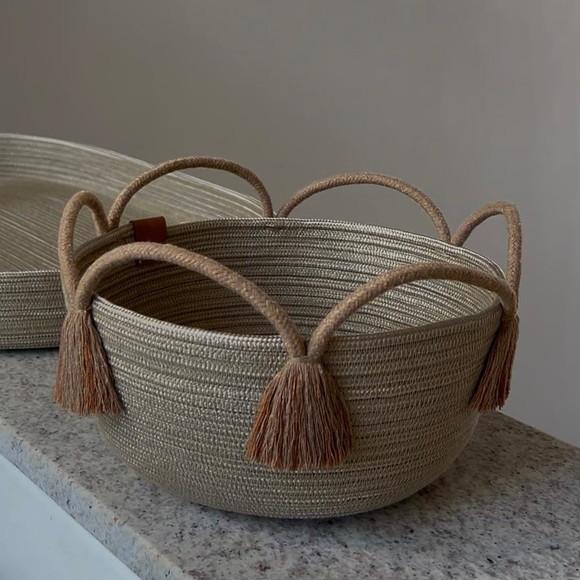 Cesto, Fruteira, Centro De Mesa- Linha Wave