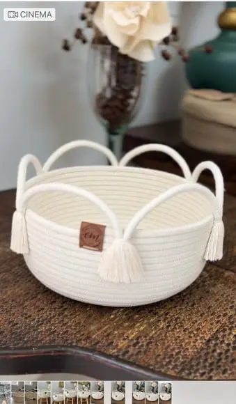 Cesto, Fruteira, Centro De Mesa- Linha Wave