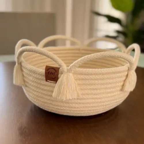 Cesto, Fruteira, Centro De Mesa- Linha Wave