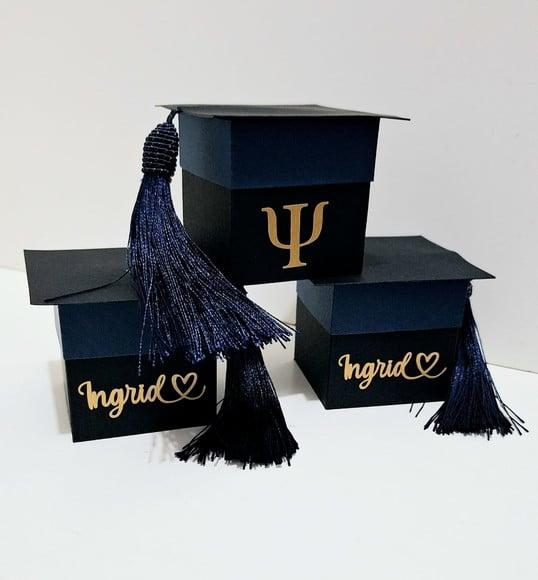20 Capelo Formatura Profissões Personalizado Nome + Símbolo