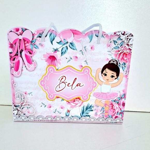 20 Sacola Personalizada Bailarina Ballet