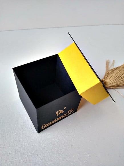 30 Mini Capelo Formatura Personalizado 1 Nome +1 Símbolo