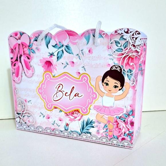 35 Sacola Personalizada Bailarina Ballet