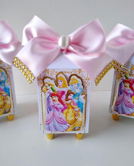 Caixa Milk Princesas Disney Lembrancinha Personalizada