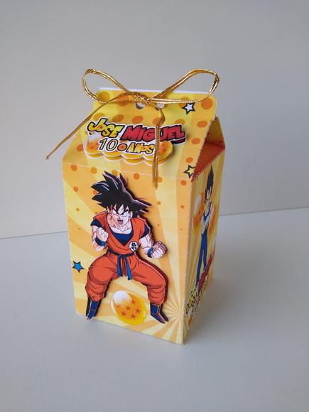 Caixa Milk Dragon Ball / Lembrancinha Personalizada Festa