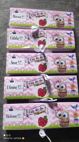Caixa Personalizada Dia dos Professores Lembrancinha