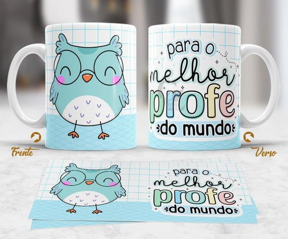 Caneca Coruja Professores