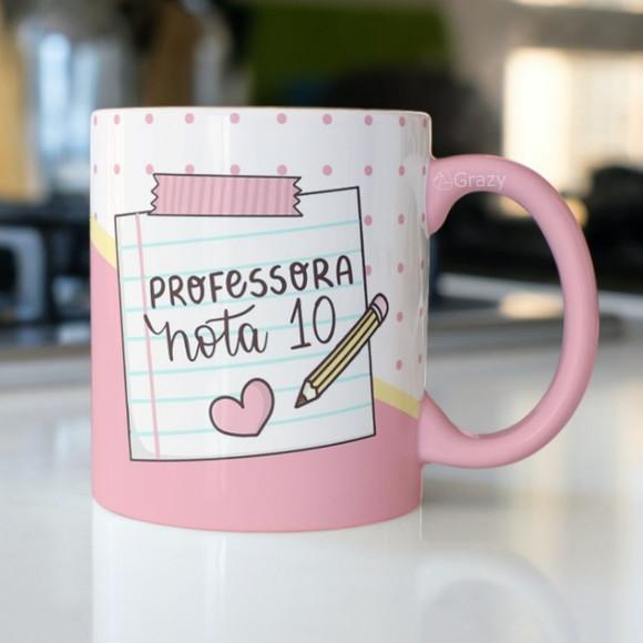 Caneca Dia do Professor Nota 10