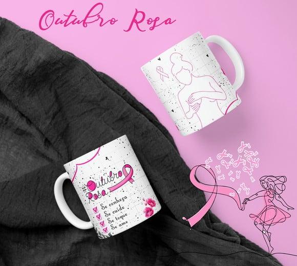 Caneca Outubro Rosa