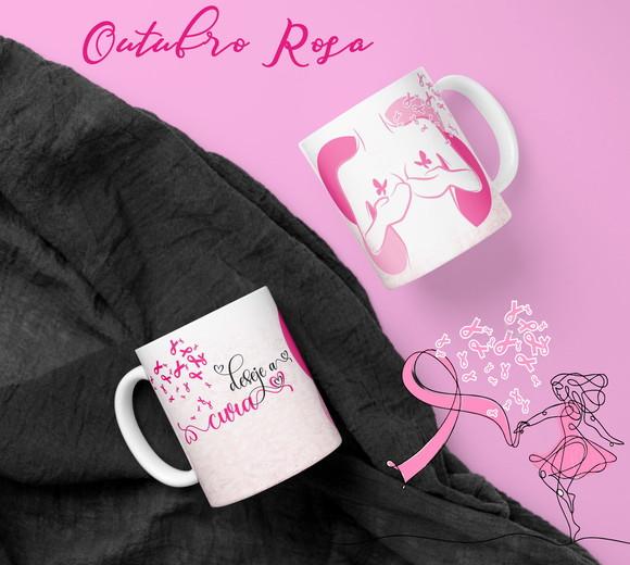 Caneca Outubro Rosa