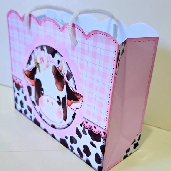 Kit Sacolinha Personalizada Vaquinha Festas e Lembrancinha