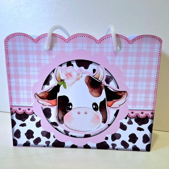 Kit Sacolinha Personalizada Vaquinha Festas e Lembrancinha