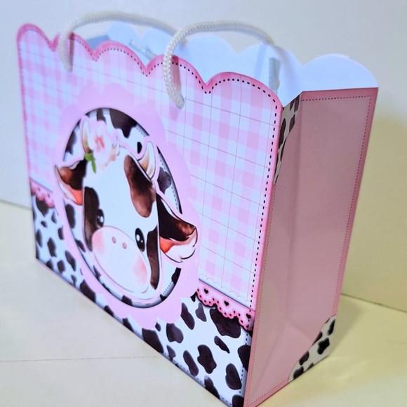 Kit Sacolinha Personalizada Vaquinha Festas e Lembrancinha