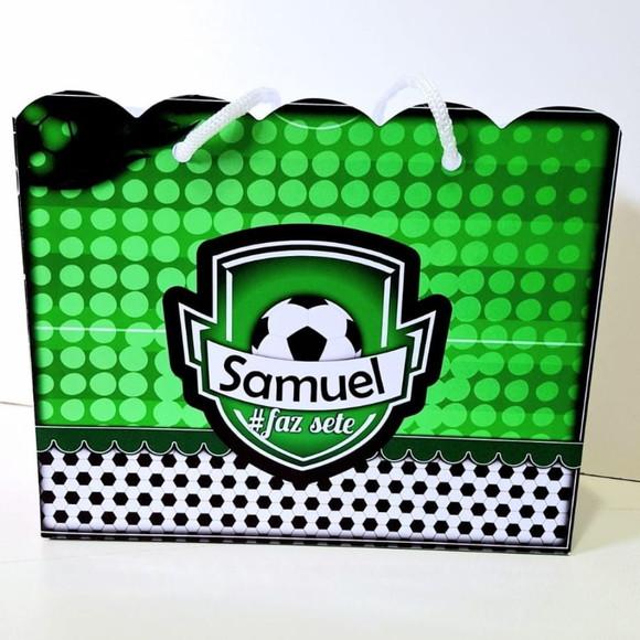 Sacola Personalizada Futebol Lembrança Festa