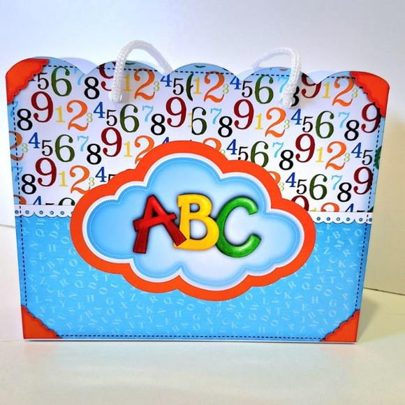 Sacolinha Personalizada Abc Festa Escola 19x15x7