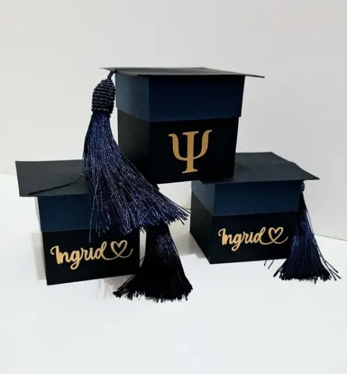 20 Capelo Formatura Profissões Personalizado Nome + Símbolo