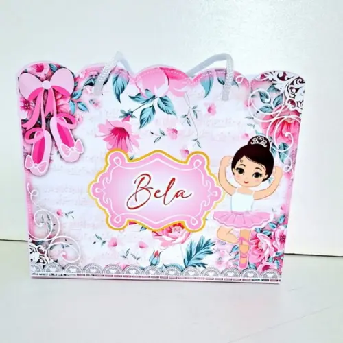 30 Sacola Personalizada Bailarina Ballet