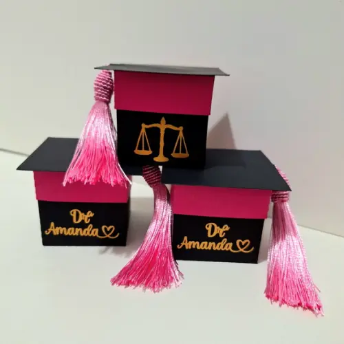 50 Capelo Formatura Lembrancinha Personalizado Nome+símbolo