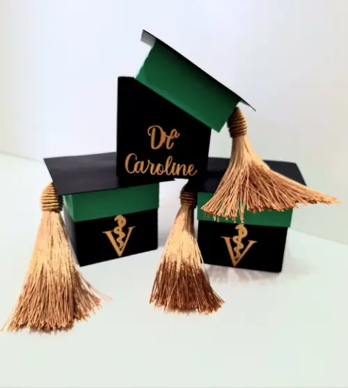 50 Capelo Formatura Lembrancinha Personalizado Nome+símbolo