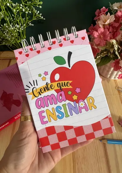 Bloco A6 Personalizado Coruja Professores / Lembrancinha