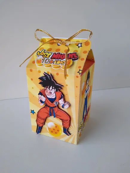 Caixa Milk Dragon Ball / Lembrancinha Personalizada Festa