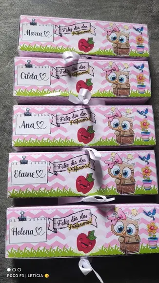Caixa Personalizada Dia dos Professores Lembrancinha