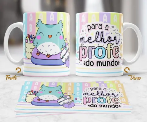 Caneca Coruja Professores