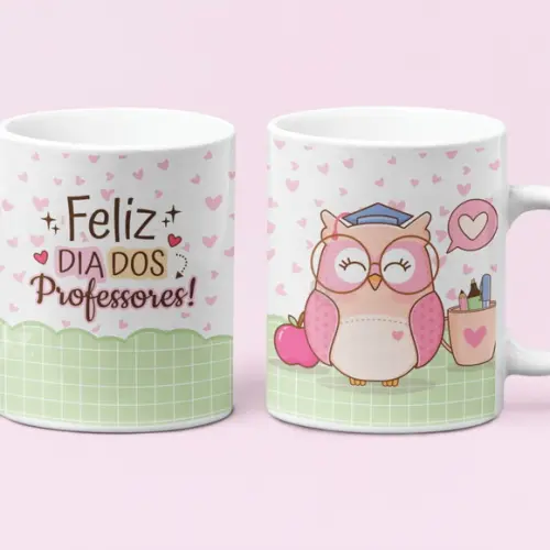 Caneca Professores Coruja