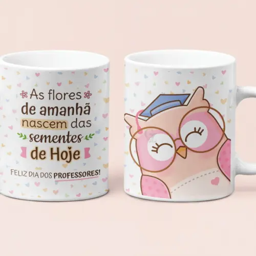 Caneca Professores Coruja