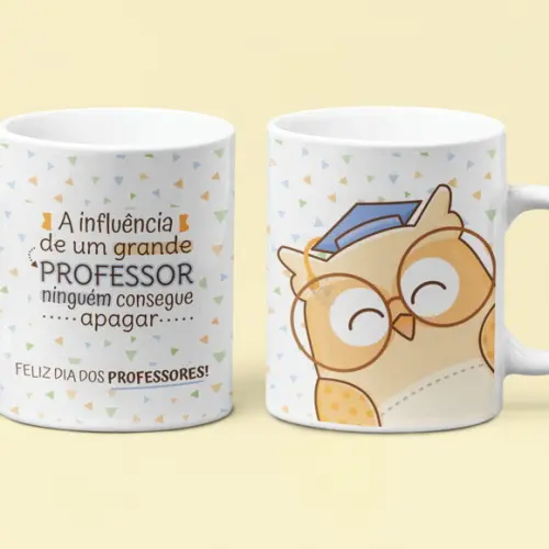 Caneca Professores Coruja