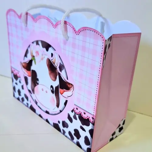 Kit Sacolinha Personalizada Vaquinha Festas e Lembrancinha