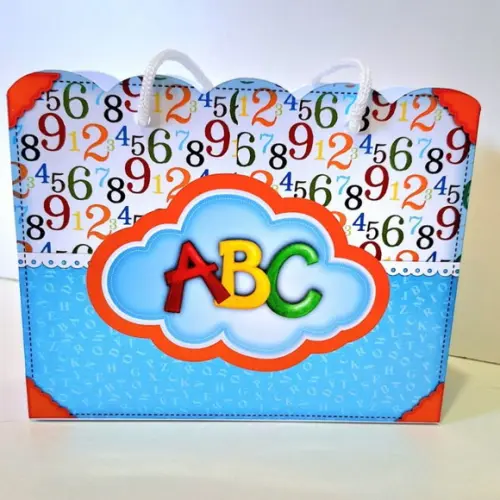 Sacolinha Personalizada Abc Festa Escola 19x15x7