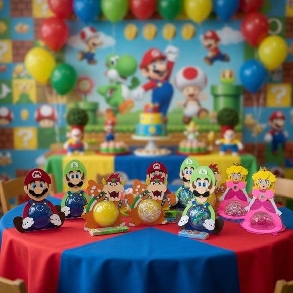 Arquivo Corte Silhouette Super Mario Personagens Guloseimas