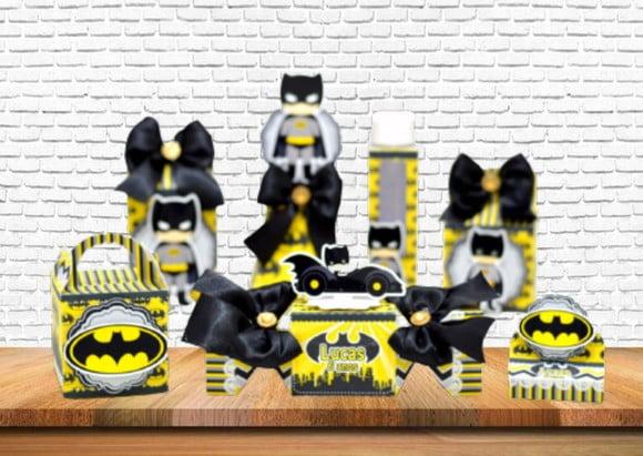 Kit Digital Silhouette Batman Luxo