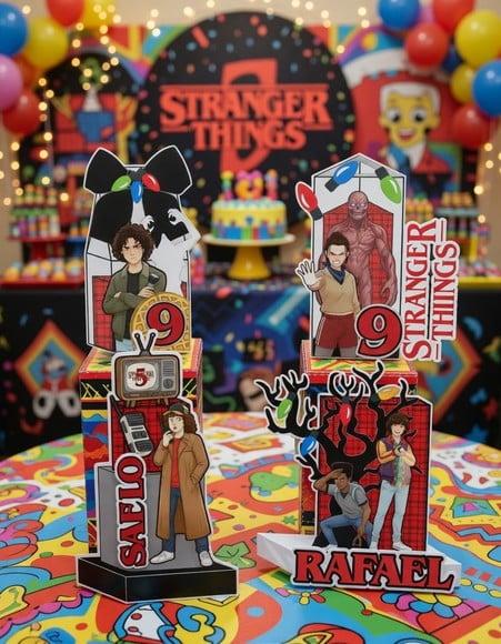 Stranger Things Arquivo de Corte Studio e pdf