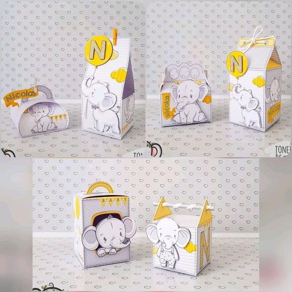 Arquivo Digital Kit Chá de Bebe Elefantinho Luxo