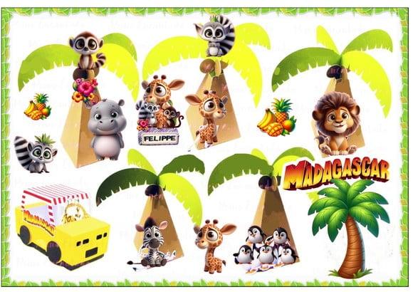 Arquivo Digital de Corte Madagascar Baby