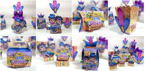 Arquivo Silhouette Bailinho de Carnaval Criança Luxo