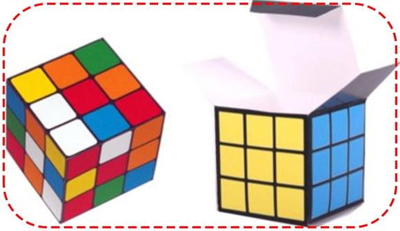 Arquivo Corte Digital Caixa Silhouette Cubo Mágico 2 Modelos