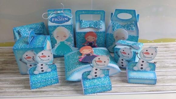 Arquivo Corte Digital Festa Frozen Luxo