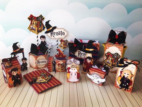 Arquivo Corte Digital Silhouette e pdf Harry Potter Luxo