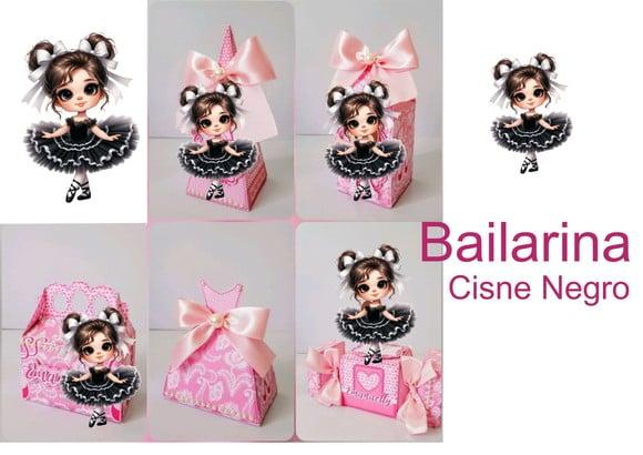 Arquivo de Corte Studio Silhouette Bailarina Cisne Negro