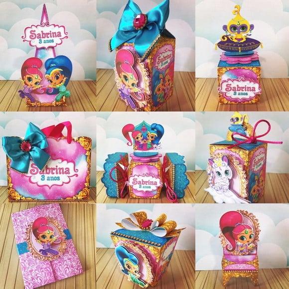 Arquivo Digital Silhouette e pdf Shimmer And Shine Luxo